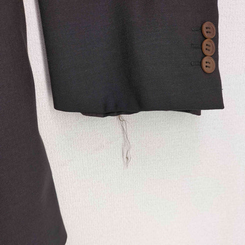 ブリオーニ BRIONI PURE ESCORIAL NM TRAIANO ウールギャバ 段返り3B テーラードジャケット TENSHI ウールギャバ 2タック センタープレススラックス セットアップ メンズ